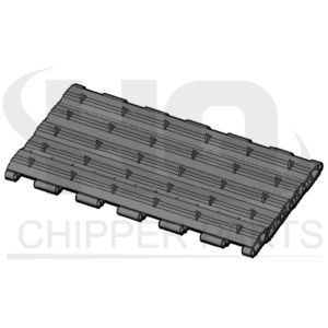 Segment de convoyeur à bande Hardox 500 - D035 - HQ Chipper Parts - pour Albach Diamant