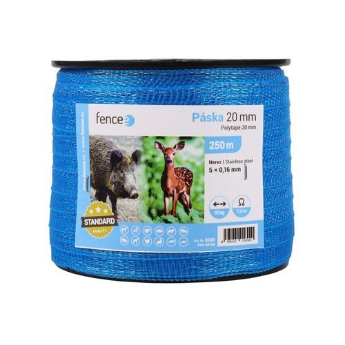 Bande pour enclos animalier - 8220 - VNT ELECTRONICS S.R.O. - avec conducteur en acier / renforcée