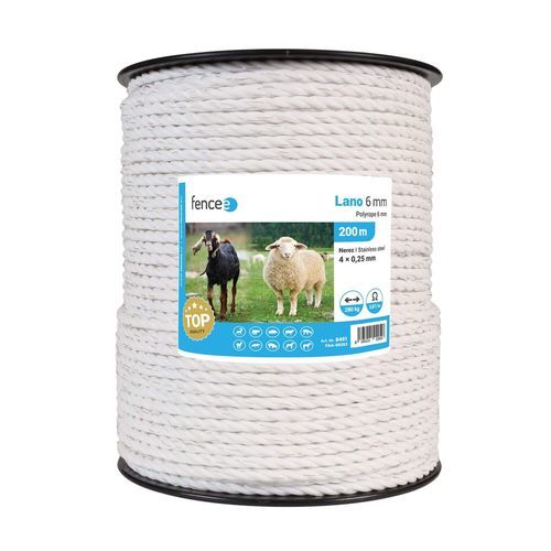 Cordon en acier - 8491 - VNT ELECTRONICS S.R.O. - pour enclos animalier / avec conducteur en acier