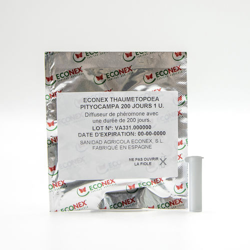 Capsule de phéromone contre les lépidoptères - THAUMETOPOEA PITYOCAMPA / 200 DAYS - SANIDAD AGRICOLA ECONEX S.L. - écologique