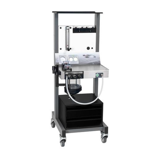 Station d'anesthésie vétérinaire mobile - Moduflex Optimax - Dispomed - commandé électroniquement