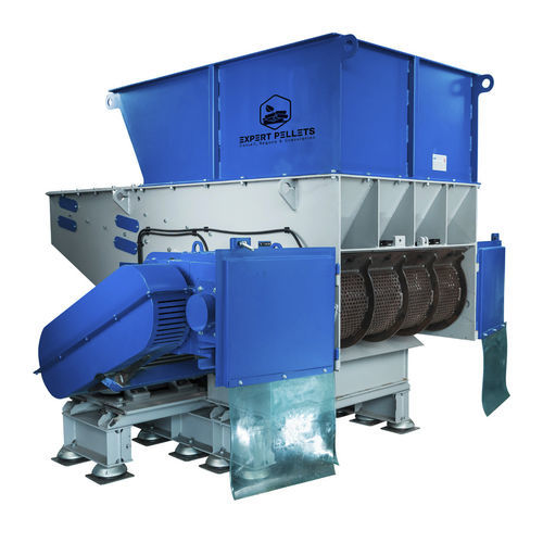 Broyeur à axe horizontal de biomasse - EXP-BR600-008 - Expert Pellets - stationnaire / à couteaux / à 48 couteaux