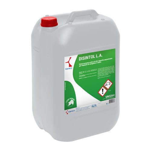 Désinfectant liquide - DISINTOL L.A. - Klareco S.r.l. - d'élevage / de système de traite
