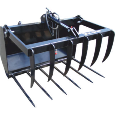 Fourche pour fumier - Crocodile  - METAL TEKNIK.EU - à réglage hydraulique / pour chargeuse