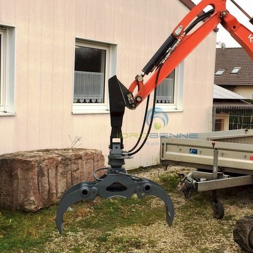 Pince à grumes forestière - PTO - Idrobenne - pour grue / versatile
