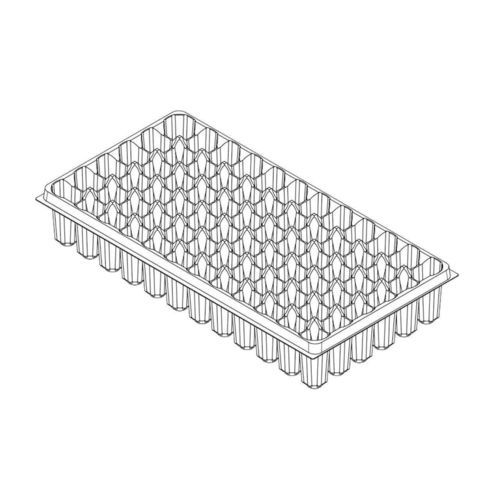Plaque alvéolée en plastique - 89520 - Air Tray Technologies by Blackmore Company - réutilisable / rectangulaire / pour pépinière