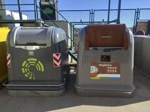 Poubelle en acier - Overground ECO - Ecopress group - avec couvercle