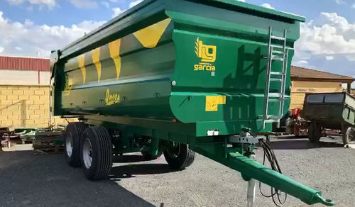 Épandeur de fumier traîné - GALAXY 4T - Remolques Hermanos García S.L. - à hérissons verticaux / à hérissons horizontaux / tandem