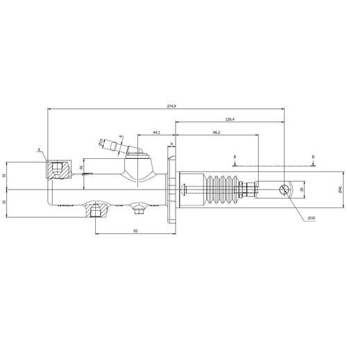 Vérin pour tracteur - MCB25.14M - Madal Srl - pour véhicule agricole / pour frein / hydraulique