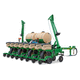 semoir de précision pneumatique / à 8 rangs / monté sur tracteur / avec dépôt d'engrais