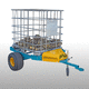 remorque agricole / forestière / à freinage mécanique / pour quad