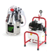 machine à traire pour vaches / à moteur électrique / avec pompe de transfert / stationnaire
