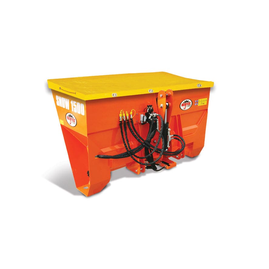 Mounted salt spreader SNOW 10001500 AGREX S.p.A. 3point hitch