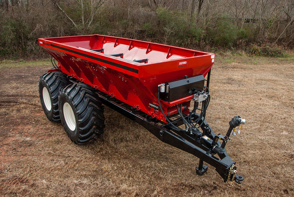 Trailed fertilizer spreader BBI Series Salford Group Inc. anhydrous / lime / pneumatic