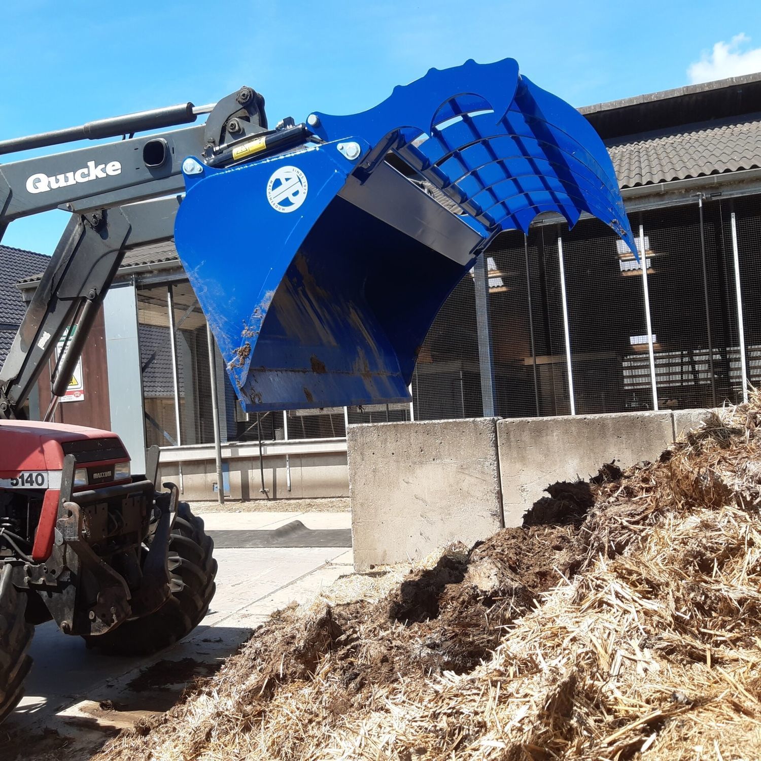 Power Grab Shovel Bucket Pg Series Ap Machinebouw B V Silage Unloading