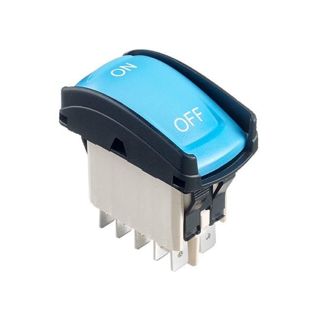 Rocker switch - KH135FAZXKG - APEM GmbH - with LED