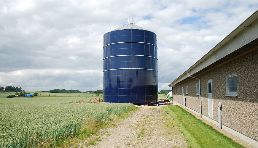 Grain silo Assentoft Silo galvanized steel / steel / round