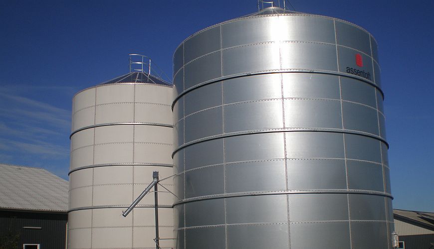 Grain silo Assentoft Silo galvanized steel / steel / round