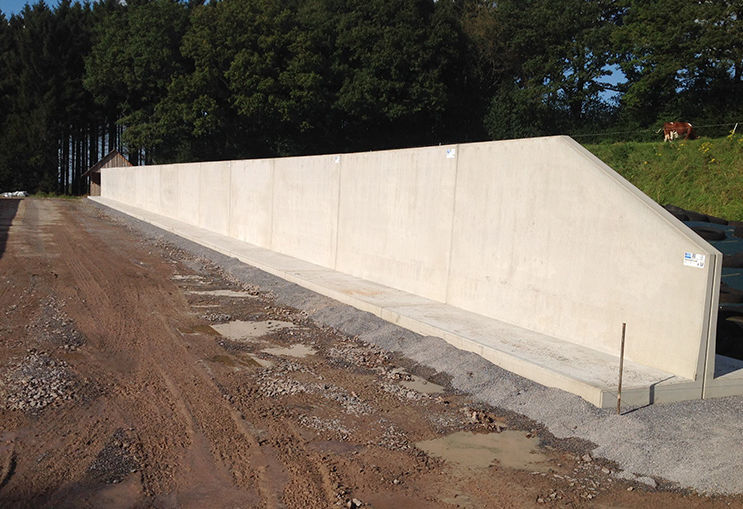 Concrete bunker wall - U series - Bosch Beton GmbH & Co. KG