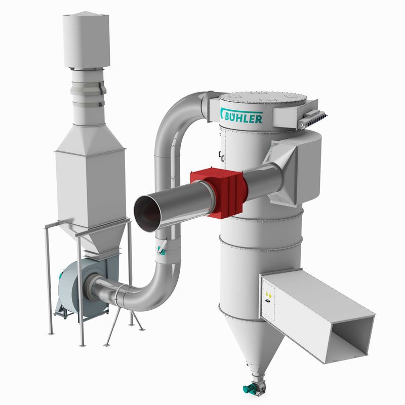 Drum Aquaculture filter LCAC Bühler GmbH pressure