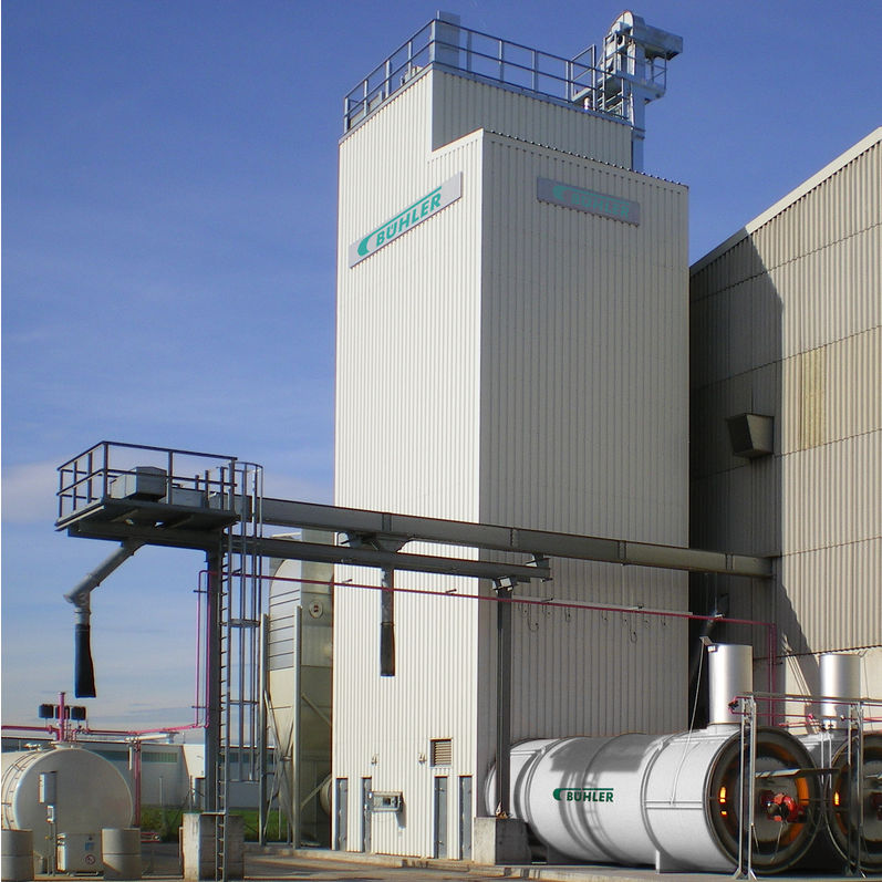 Grain dryer Bühler GmbH tower