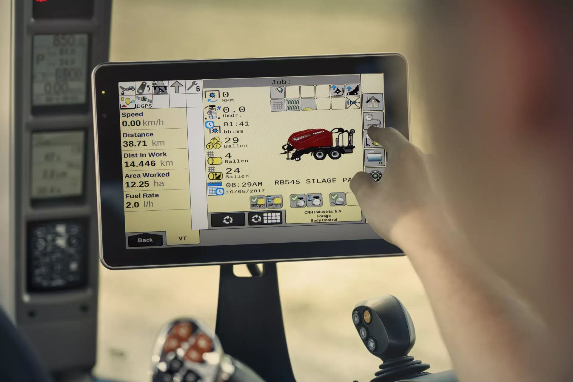 Onboard computer with screen AFS Pro 700 Plus CASE IH digital