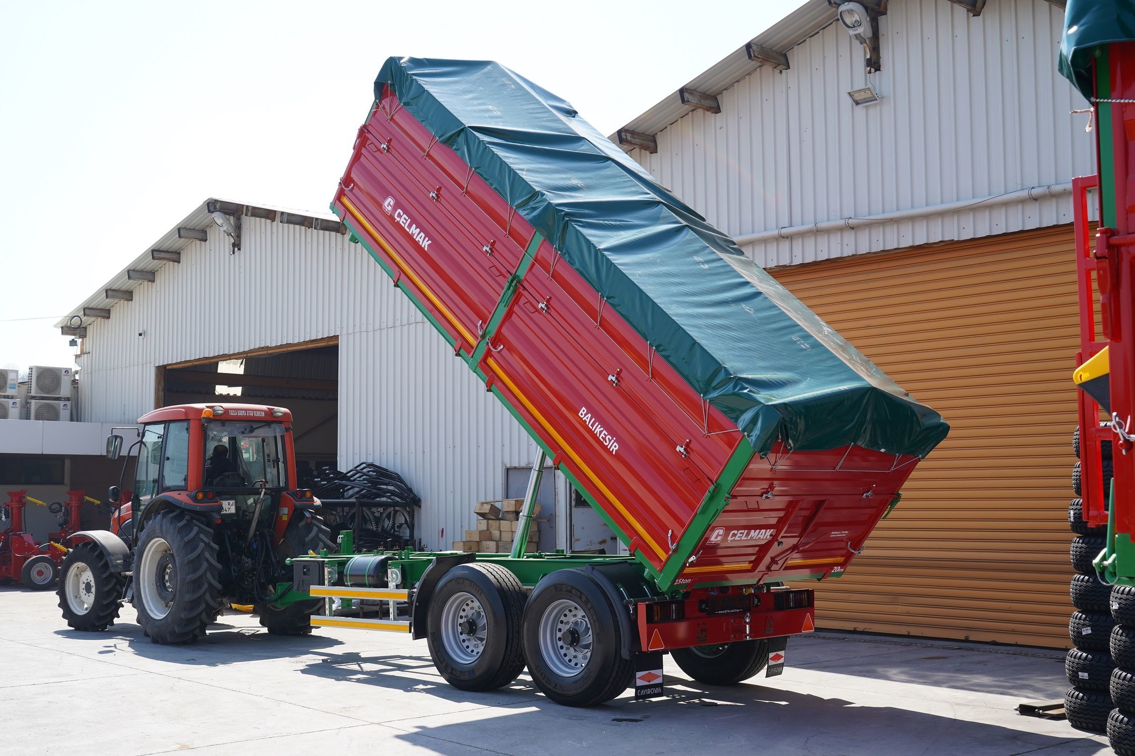 Tipping trailer Celmak Agriculture Machinery