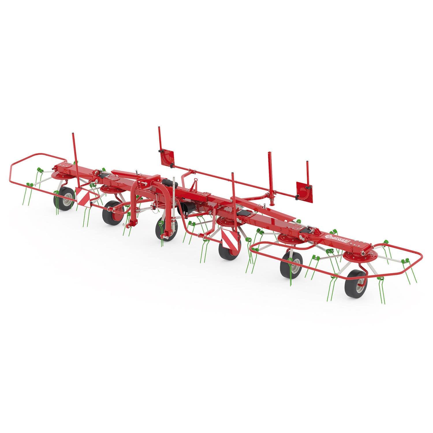Mounted tedder VORTEX G6 Enorossi towed / folding / with