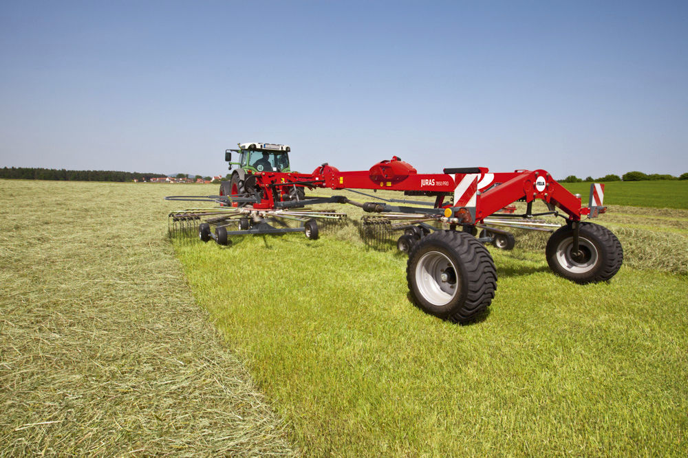 Rotary rake - JURAS 7850 - 7850 PRO - FELLA AGCO Feucht GmbH - side ...