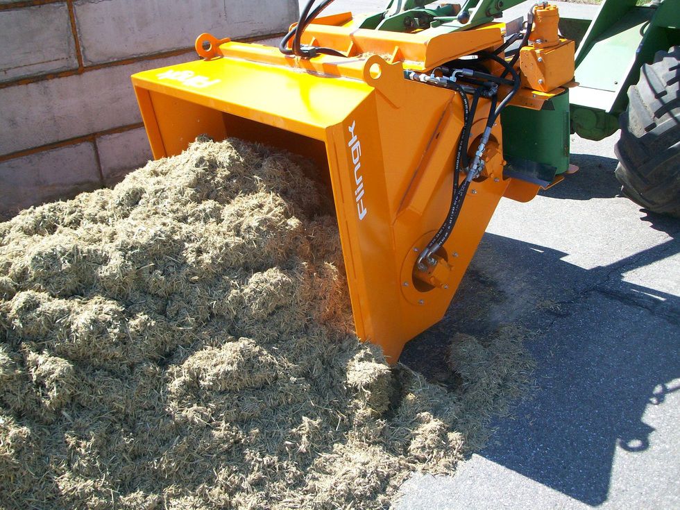 Mounted straw bedder - KSS series - Flingk Machinebouw B.V. - for