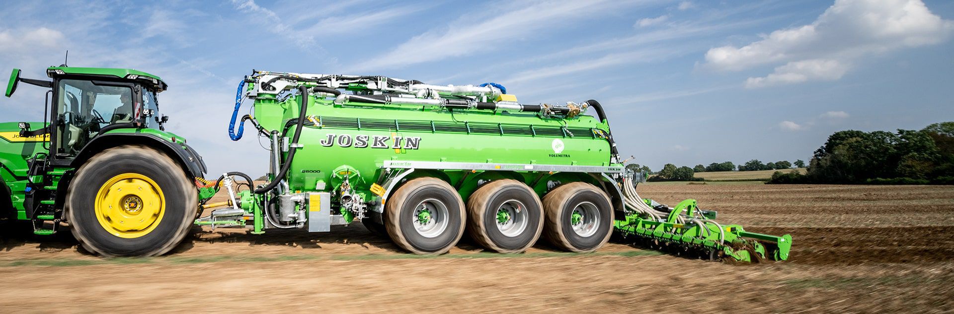 Jumbo ungrilled Slurry tanker John Deere