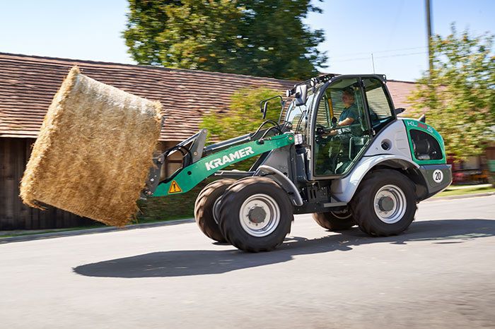 Rubber Tired Loader Kl Kramer Werke Gmbh With Cab Compact