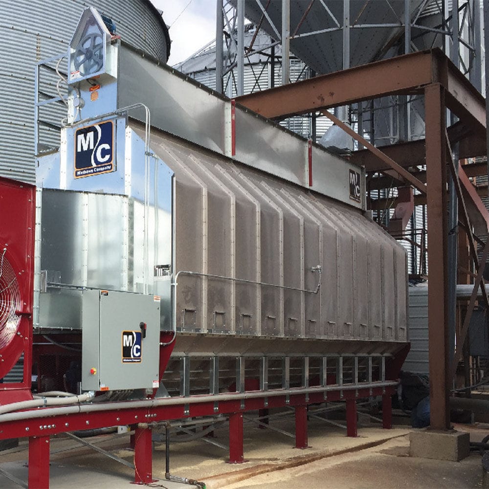 Grain dryer ECO SERIES Mathews Company stationary