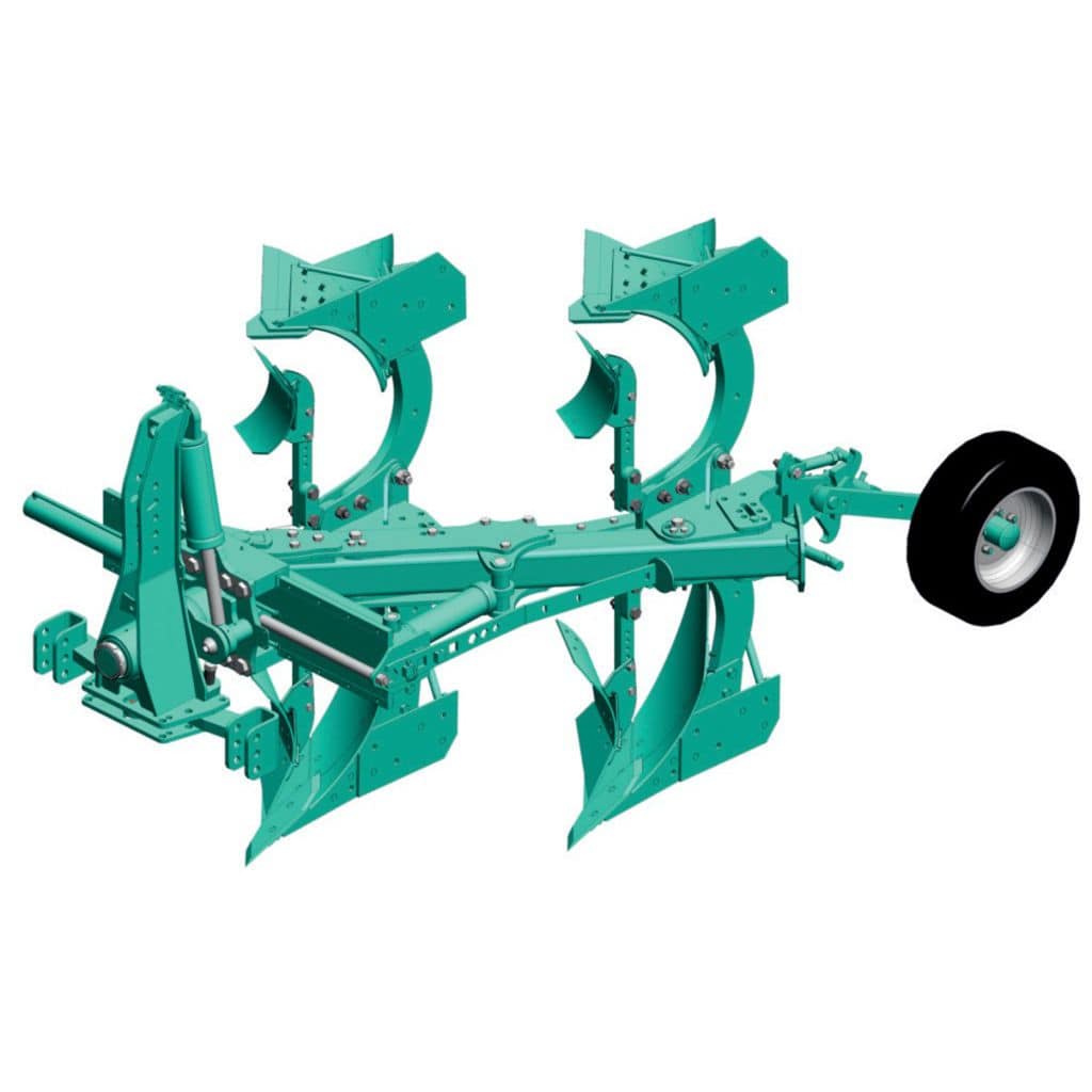 Mouldboard plough SX1424 series NARDI S.p.A. mounted / 3shank