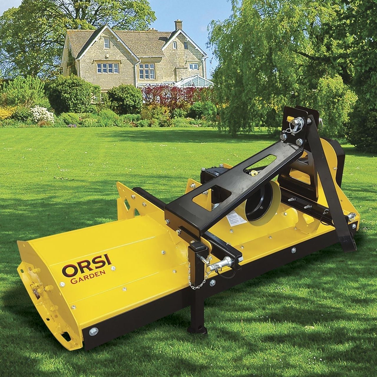 Rearmount mulcher GARDEN series ORSI GROUP SRL hammer / knife