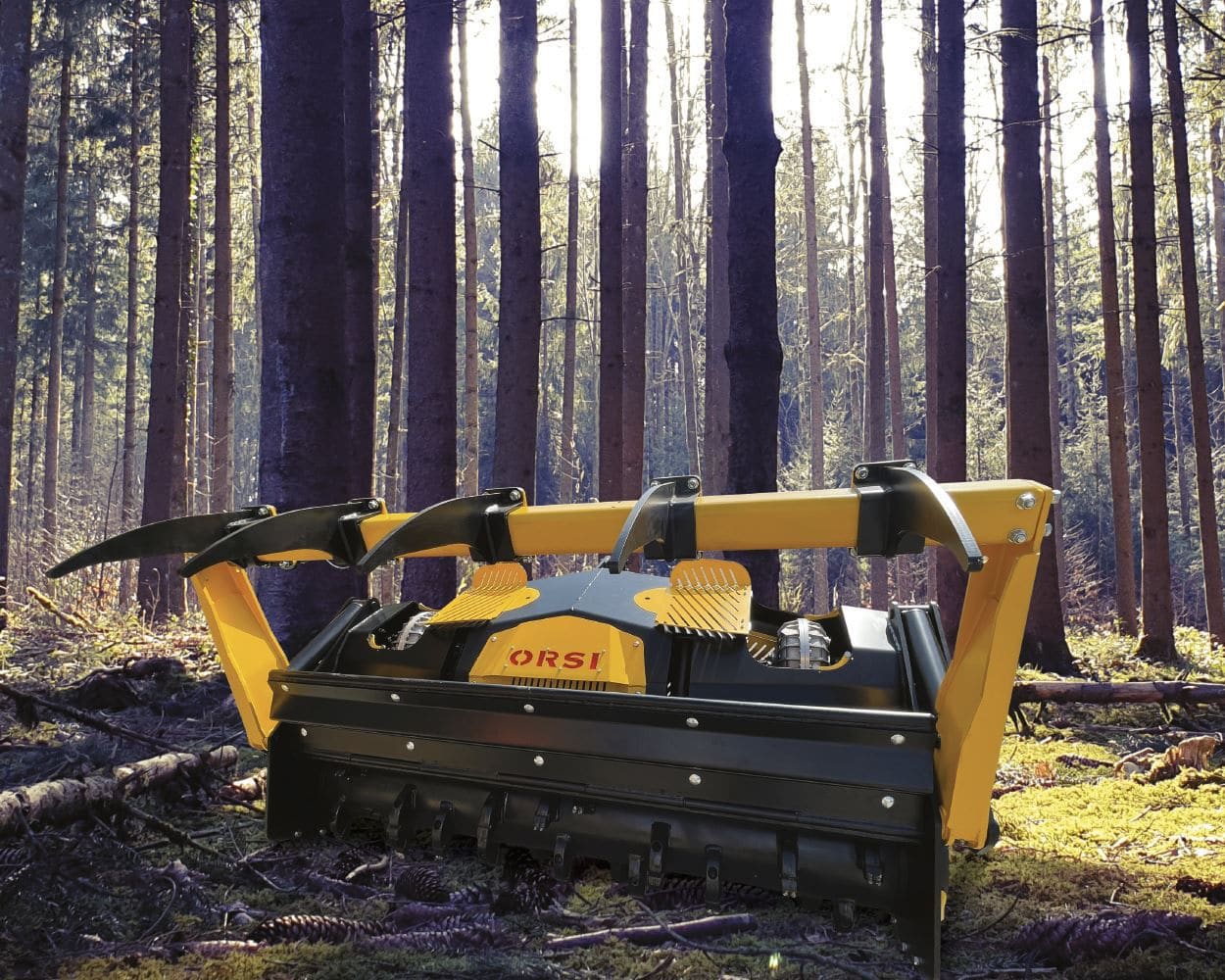 Mounted mulcher WILDS DT series ORSI GROUP SRL hammer / forestry / PTOdriven