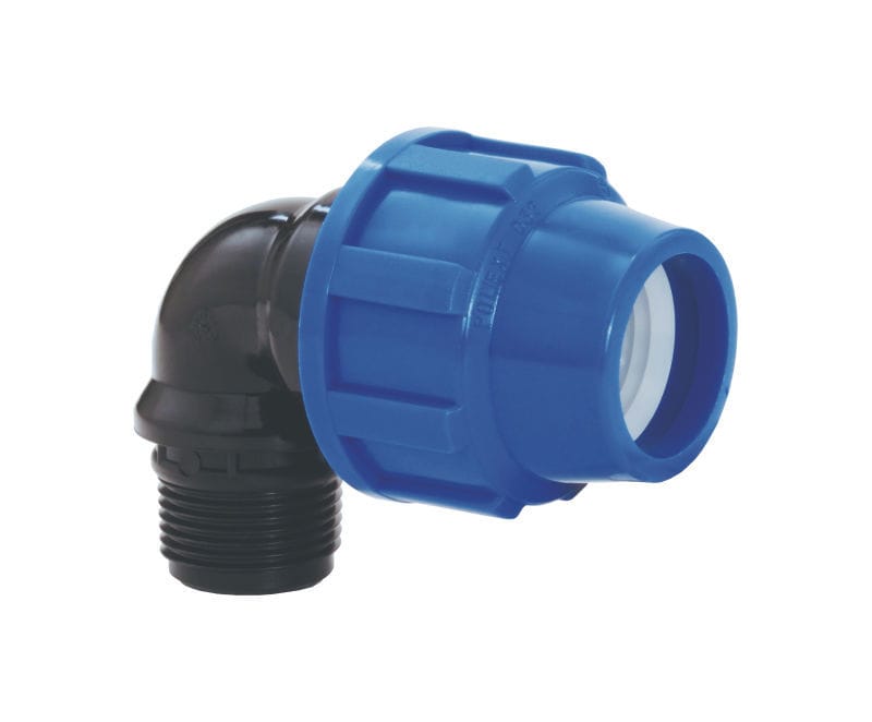 Elbow irrigation fitting 02090 series Poliext CSÖVEK Kft