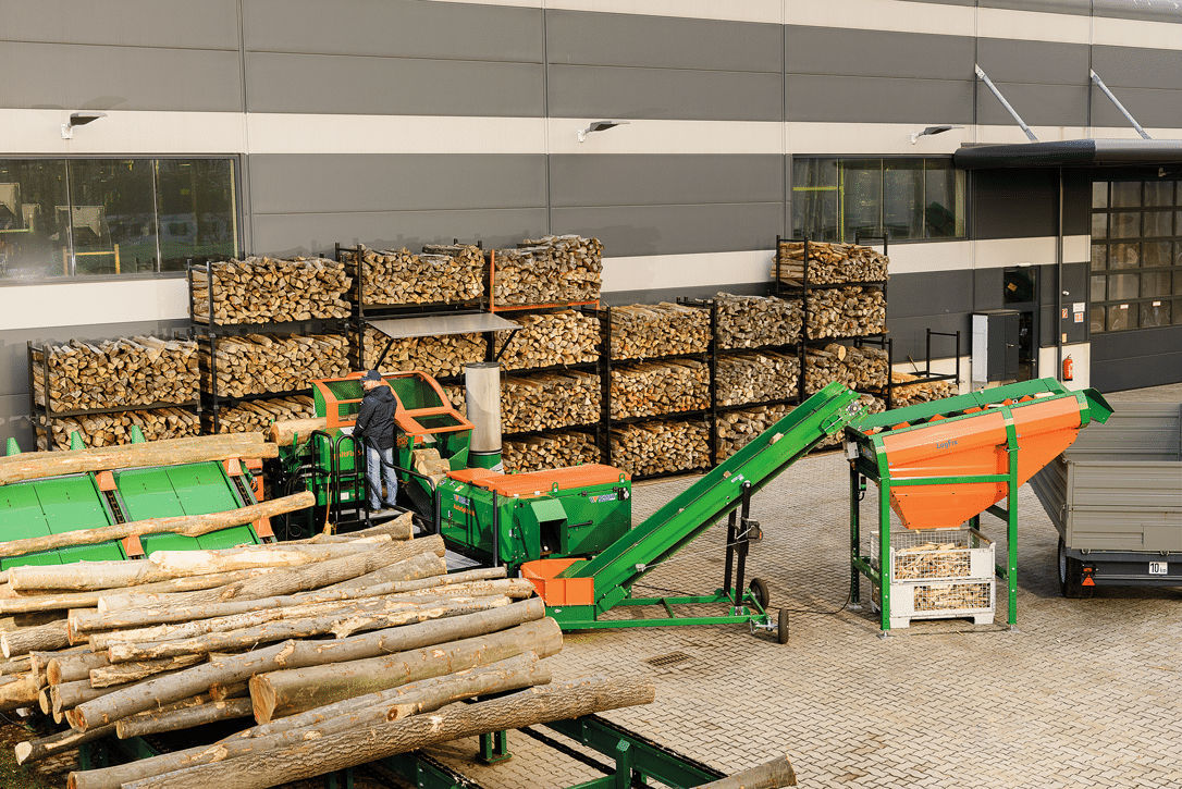 Circular saw firewood processor SpaltFix S415 Vario POSCH GmbH