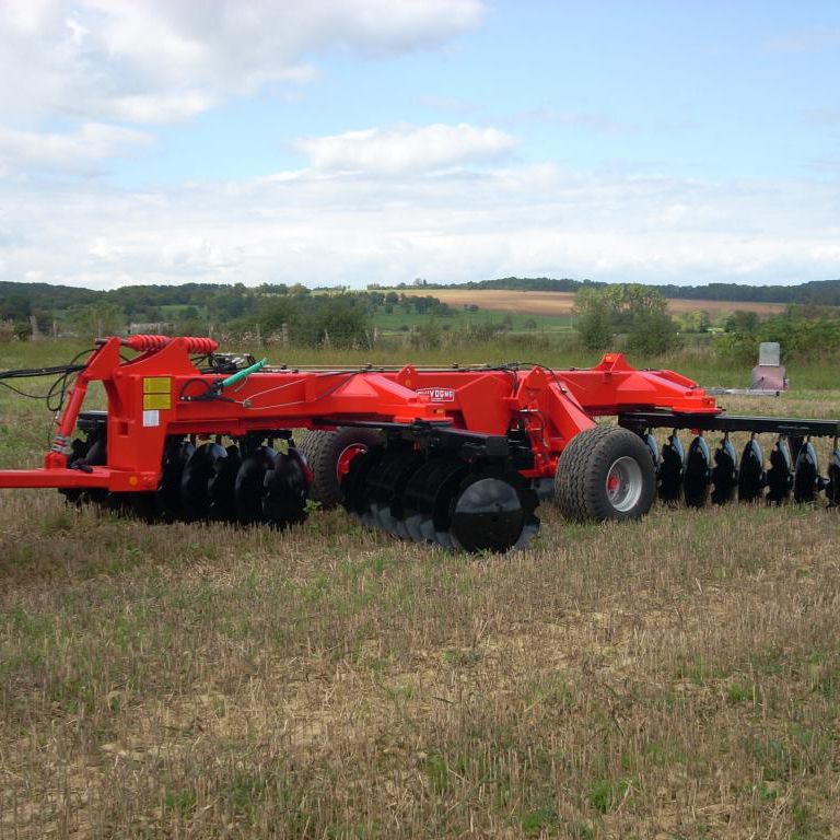 Towed disc harrow MONODISC X series Quivogne 2section / with