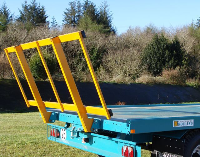 Flatbed trailer RP 11506 LSEL Rolland dolly / 2axle / forage