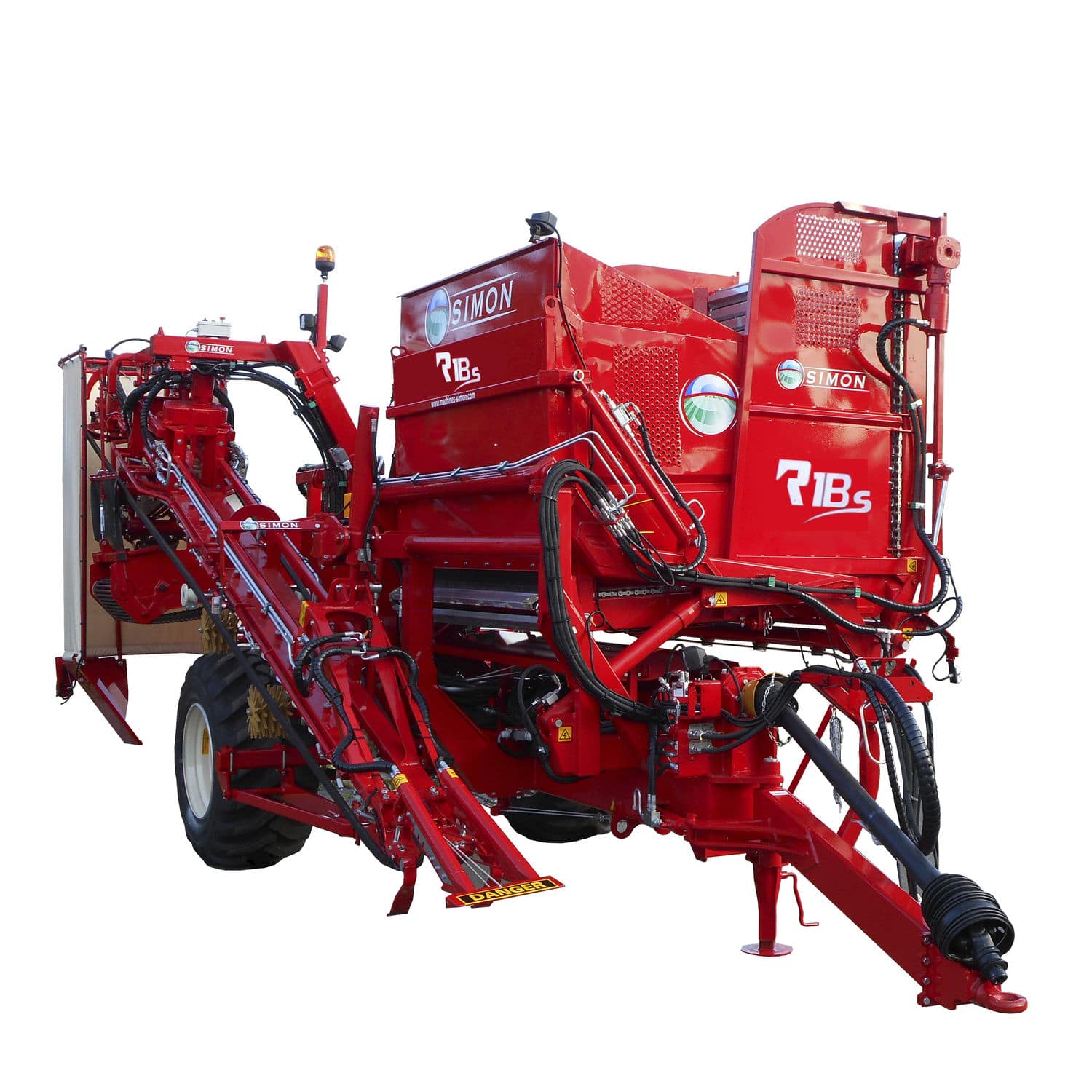 Carrot harvester machine R1BS SIMON towed / 1row