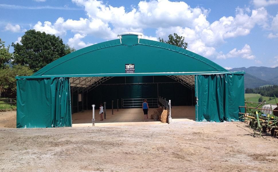 Hay storage storage tunnel TECNOENGINEERING s.r.l. modular / permanent