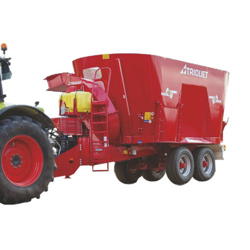 Vertical mixing wagon - Solomix P2 - Trioliet B.V. - towed / side ...