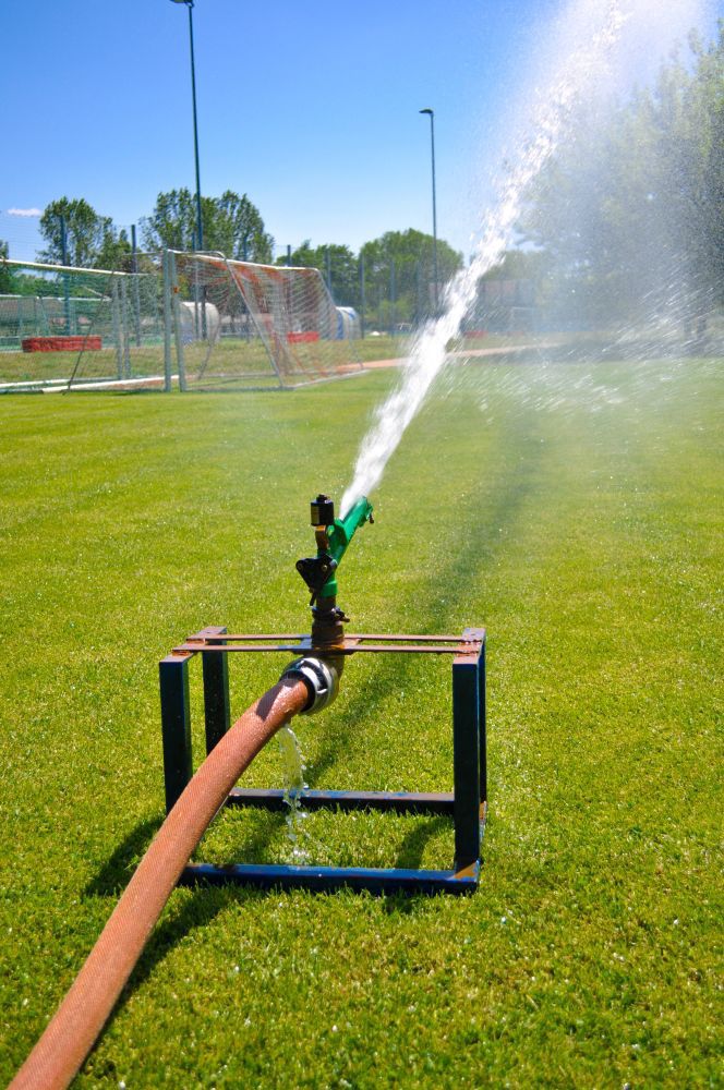 impact sprinklers in series