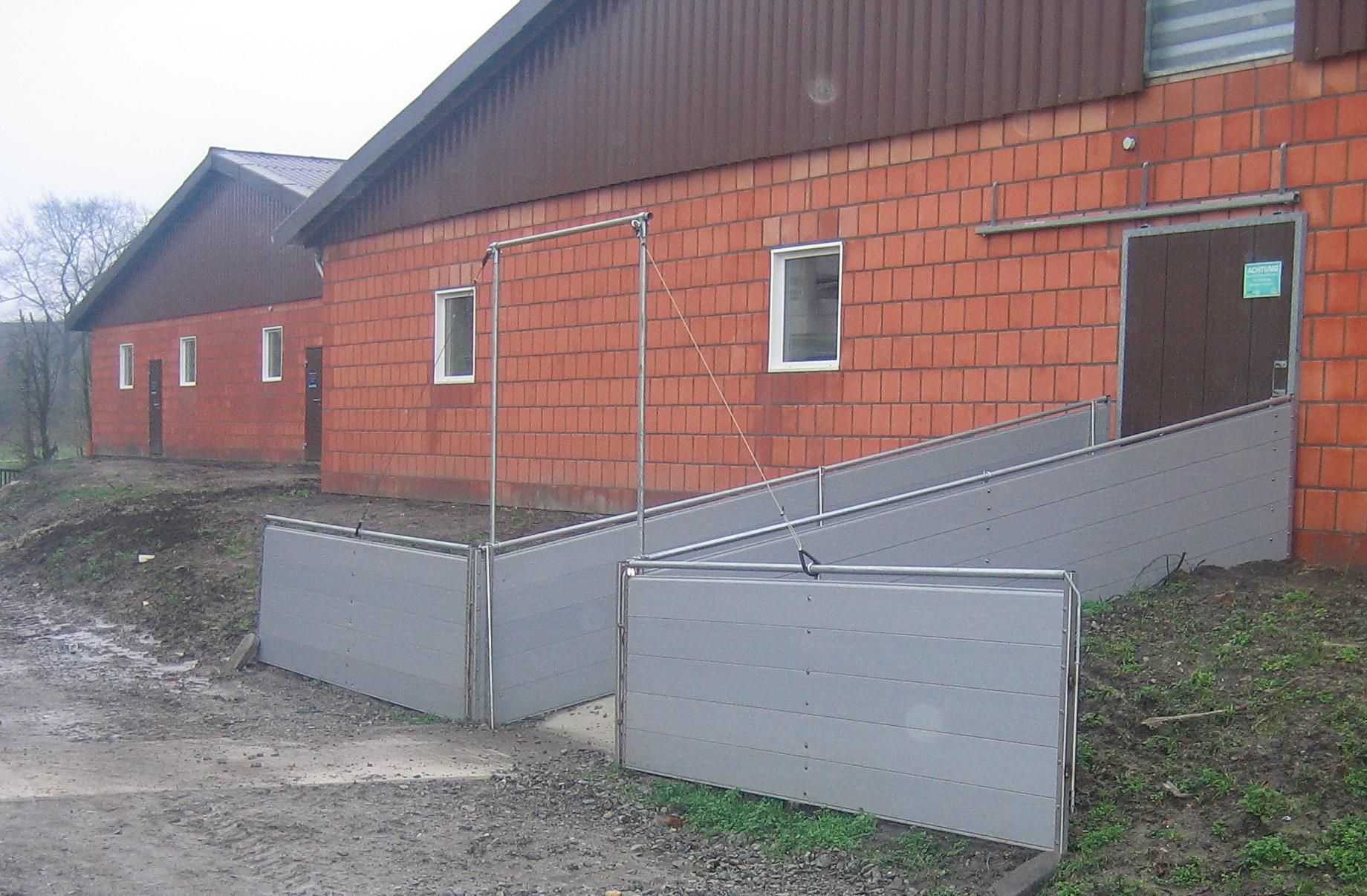 Pig loading ramp A. Krebeck GmbH Stalleinrichtungen und Apparatebau