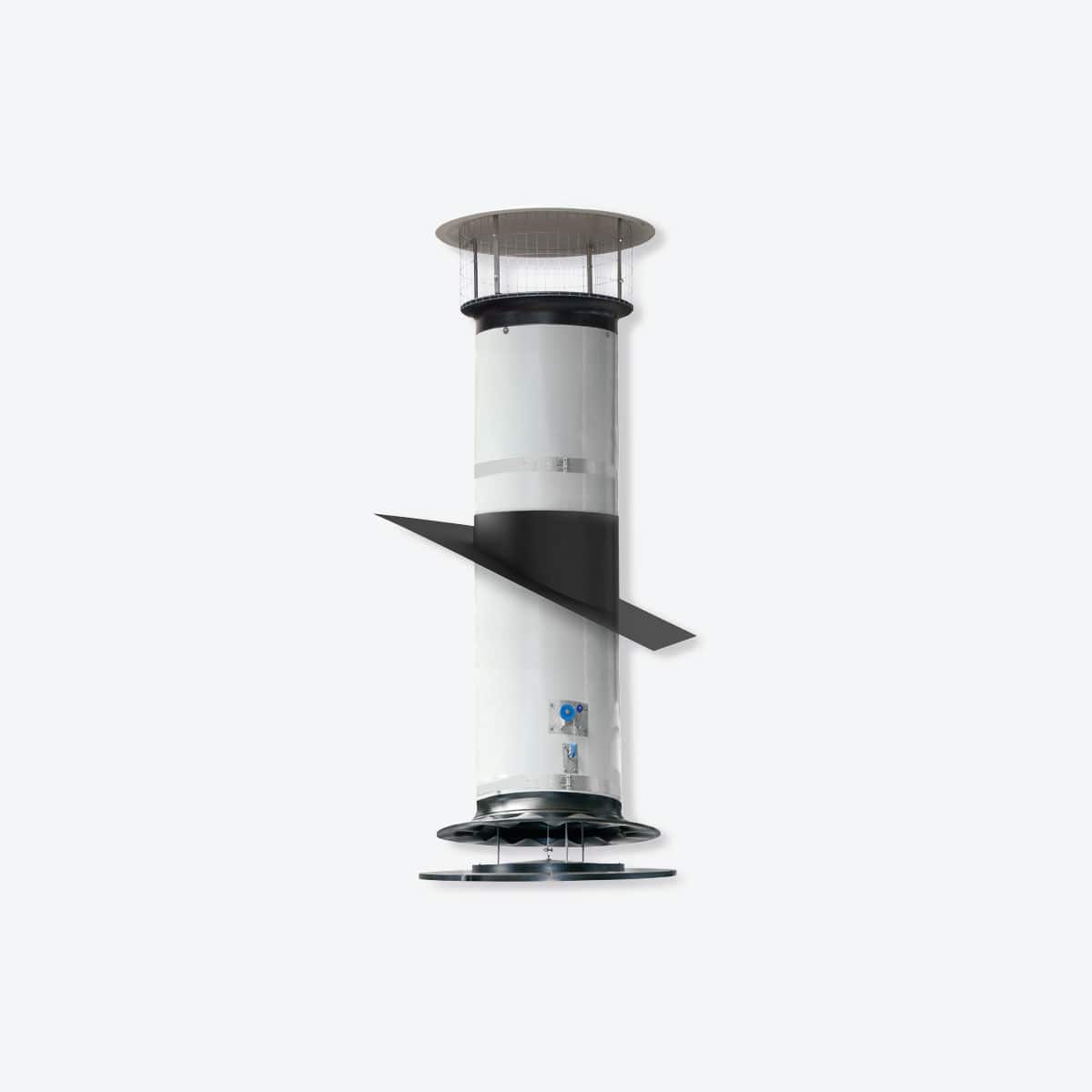 Exhaust air chimney with intake FAC Big Dutchman