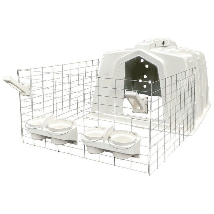 Livestock hutch Dual XL AgriPlastics Mfg. calf / group / plastic