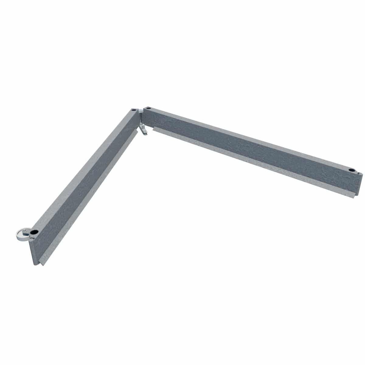V-shaped steel manure scraper assembly