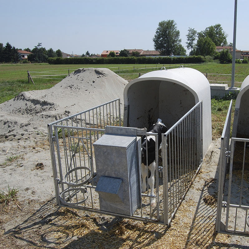 Livestock hutch IGLOOS DUE A s.r.l. calf / individual / plastic