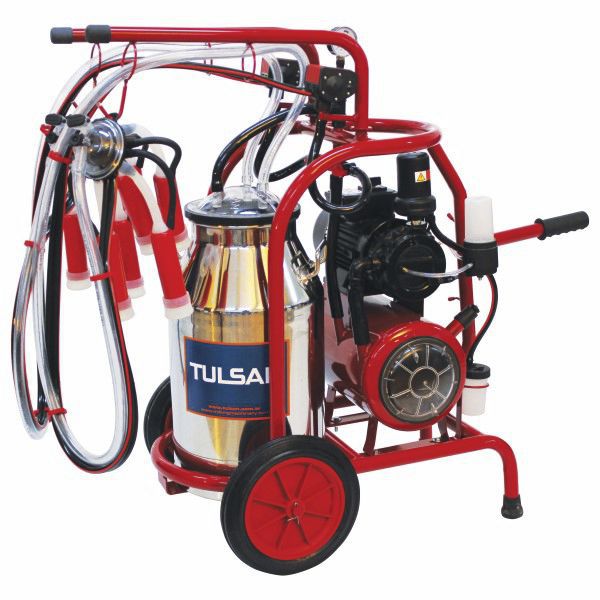 Cow milking machine - Tulsan - electric / mobile